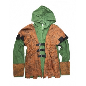 Green Hooded Shirt - Robin Hood Costumes